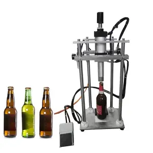 Semi Automatic Pneumatic Beer Bottle Capping Machine, Beer Bottle Capper