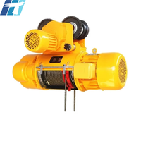 Palans électriques à câble CD1 MD1 de 0,5 tonne, 1 tonne, 2 tonnes, à vitesse simple/double, télécommandés, IP54/IP55, pour pont roulant