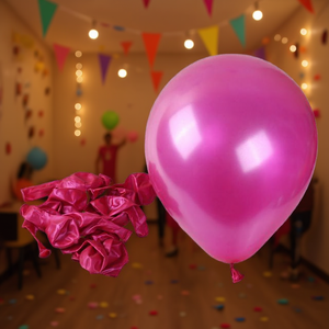 Ballons de fête en latex métallisé pour les célébrations de la rentrée scolaire, impression 1 couleur, modèle Mba - Product Image 2