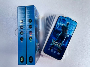 Vente en gros de film de protection d'écran en verre trempé transparent pour téléphone portable <span class=keywords><strong>Superman</strong></span> Hd Full Glue - Product Image 5