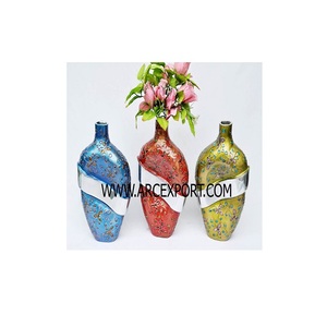 <b>Set</b> of 4 Different Sizes Modern Designer Flower Vases Superior Quality Metal Material Vase Home Decoration Flower Pots and Vase - Product Image 3