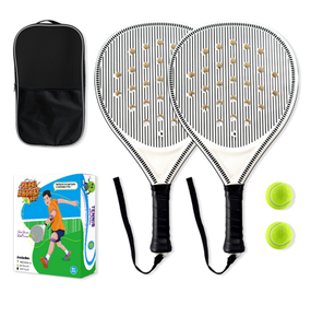 Bền chiếu sáng bãi biển Vợt tennis cho người mới bắt đầu giải trí mái chèo với USB & nylon Net - Product Image 1