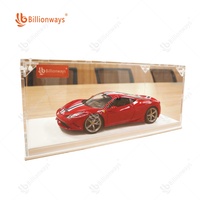 Vitrine pour voitures miniatures à 8 échelles Boîte en acrylique pour échelles 1/24 et 1/18 avec options de base de couleur personnalisées