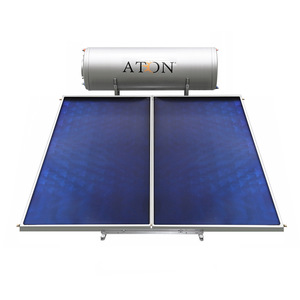 Sistema Solare Termico Completo Aton da 5,44 M2 per Hotel, 300 Litri con Circolazione Naturale, Scaldabagni Solari in Vetro Pressurizzato - Product Image 1