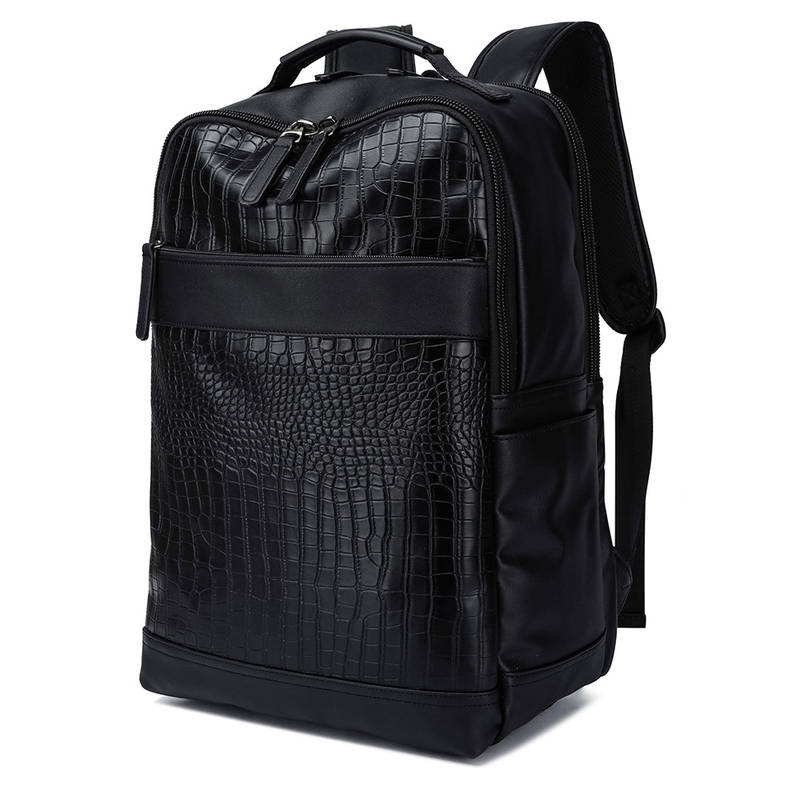 Men s Crocodile Pattern PU Leather