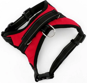 สายรัดกระเป๋าเป้สะพายหลังสำหรับสุนัขผ้าอ๊อกซ์ฟอร์ดพร้อมตาข่ายสำหรับใส่เดินได้อย่างปลอดภัยสีแดง - Product Image 4