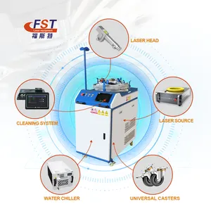 Foster 1000w 1500w 2000w 3000w Raycus Max IPG JPT Laser Welder Washing Machine For Sale Cleaner Deep Cleaning