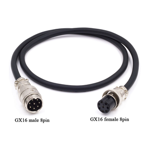 GX16 cavo di aviazione 8 Pin connettore impermeabile GX16 maschio a femmina cavo GX16 2 <span class=keywords><strong>3</strong></span> 4 5 6 7 8 9 10 Pin cavo - Product Image 1