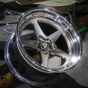Cerchi Personalizzati GUDE a Cinque Razze in Bronzo Anticato Spazzolato Forgiato, Nuovi, da 19-21 Pollici per 718 GT4, GT3RS, M4/M5 - Product Image 1