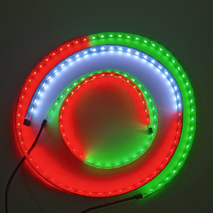 Kits d'éclairage extérieur et intérieur RVB <span class=keywords><strong>LED</strong></span> pour voiture Underglow, <span class=keywords><strong>8</strong></span> PCS Underbody Inside Glow Foot Well <span class=keywords><strong>Neon</strong></span> Ambient Lighting Strip - Product Image 3