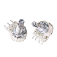Potentiomètre rotatif 16 mm sur carte en fibre de verre B1K B5K B10K B50K B100K B1M, résistance linéaire pour contrôle audio et industriel