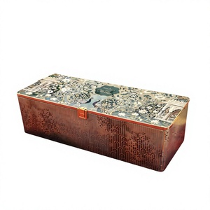 Caja de Regalo de Madera Sólida de Lujo, Multifuncional, Personalizada, Serie de Resina de Cristal, Tema de Amor para el Día de San Valentín, Acabado Pulido - Product Image 1