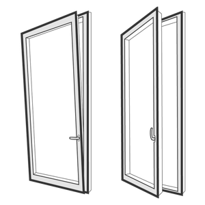 Fenêtres et portes en <span class=keywords><strong>PVC</strong></span> à ouverture horizontale, style nouveau, prix d'usine, avec stores enrouleurs, coupe-vent, pour usage domestique, quincaillerie allemande - Product Image 5