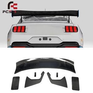 Kit de spoiler arrière et de pare-chocs pour <span class=keywords><strong>Mustang</strong></span> 2024, fibre de carbone, style <span class=keywords><strong>GT</strong></span>, mise à niveau, nouvelle marque FCSOCC, garantie de haute qualité - Product Image 1