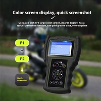 Analizador OBD para Motocicletas Jiedai M100 Pro, Sistema de Diagnóstico y Reparación de EFI Nacional IV, Decodificador con 2% de Precisión, 1 Año de Garantía