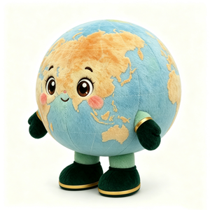 Peluche de la Tierra personalizado, Globo terráqueo de peluche, Peluche del planeta Tierra, Peluche de la Tierra - Product Image 2
