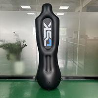 Mannequin de football gonflable personnalisé en PVC de 0,6 mm, écologique, rempli d'air, poupée de frappe gonflable