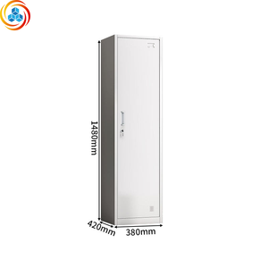 Customizable Assembled Single/Double Door Steel Storage Cabinets Shelves Eco-Friendly Durable <b>for</b> Schools Changing Rooms - Product Image 2