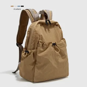 Custom Travel Lightweight Nylon Breathable Student <b>Backpack</b> New Korean Style Casual Waterproof Large Capacity <b>Backpack</b> - Product Image 1