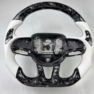 Volante Deportivo LED de Fibra de Carbono Roja Forjada para Dodge Charger Sxt Challenger Durango SRT 2016 2017 2018 2019 2021 <span class=keywords><strong>2022</strong></span> 2023 - Product Image 6