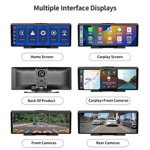 หน้าจอรถยนต์ Carplay ขนาด 10.26 นิ้ว แบบยูนิเวอร์แซล พร้อมระบบ GPS สำหรับ <span class=keywords><strong>Apple</strong></span> <span class=keywords><strong>Android</strong></span> <span class=keywords><strong>Auto</strong></span> เครื่องเล่นในรถยนต์แบบพกพา พร้อมกล้อง - Product Image 5