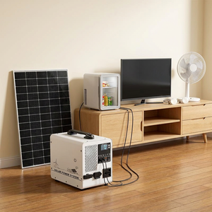 Système solaire domestique 300W 1000Wh LiFePO4 avec station d'alimentation portable UPS solaire pour la sauvegarde hors réseau à onde sinusoïdale pure - Product Image 1
