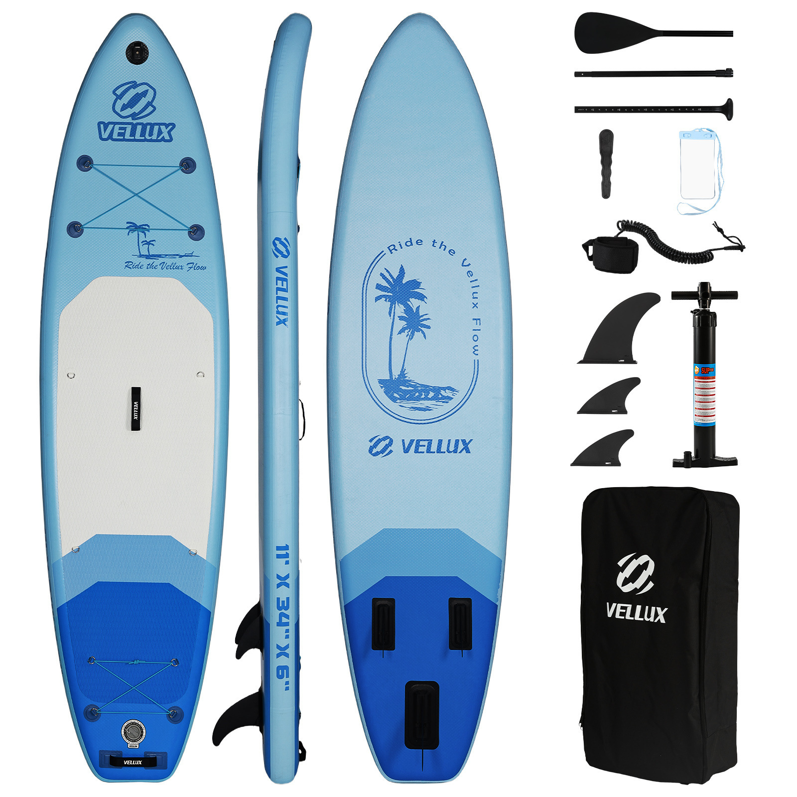 Coconut Palm Blue [3,35 m] Ensemble complet d'accessoires