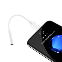 Original IC 3,5mm adaptador Aux Cable de Audio para auriculares para iPhone 11 XS MAX 8 AUX IOS13 actualización Headphone Jack Cable