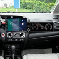 Écran ZWNAV 13,1 + 12,3 pouces pour Honda Jazz 2013-2015, Android 13, Carplay, unité principale DSP, GPS, 4G, WiFi, autoradio stéréo OEM
