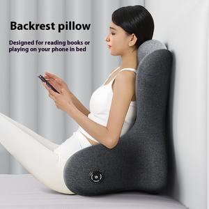Almohada ergonómica para sofá con calefacción compresa para reclinable, paquete suave, cojín para cabecera con respaldo grande para mujeres embarazadas, viajeros - Product Image 3