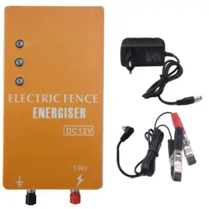 DC 12V 0.5- 1 électrificateur de clôture électrique joule pour animal bétail ferme volaille chargeur d'énergie solaire contrôleur de clôture