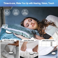 Despertador Vibrador Extra Fuerte, Sacudidor de Cama, Relojes Digitales con Pantalla Grande, Cargador USB, Luz Nocturna, Incluye Función de Radio