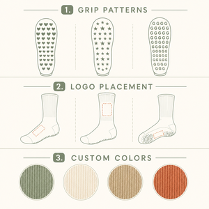 Custom Yoga Pilate <b>Grip</b> <b>Socks</b> Premium Soft Material Anti Slip Free Sample Low MOQ - Product Image 4