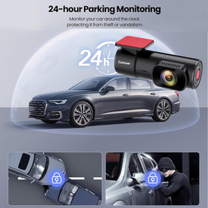 Carlover vòng lặp ghi âm không dây Wifi Dash Cam phía trước duy nhất 2K xe máy ảnh 24h chế độ đậu xe Dash máy ảnh cho xe ô tô - Product Image 2