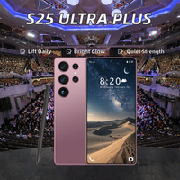 Tout nouveau téléphone S25ultra Plus, version mondiale, charge rapide, 5G LTE, appareil photo arrière 108MP, écran HD, prise en charge multilingue