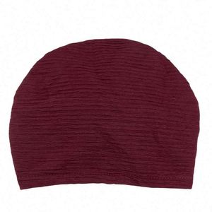 Venta al por mayor de turbantes africanos RTS para mujer, pañuelos para la cabeza anudados y pre-atados, gorros de poliéster de color sólido, pañuelos multifuncionales para exteriores. - Product Image 6