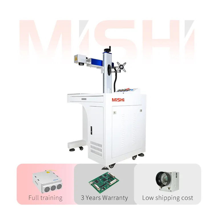 Máquina de impresión láser de instrumentos quirúrgicos, máquina de marcado láser de fibra, portátil, 20W, 30W, 50W