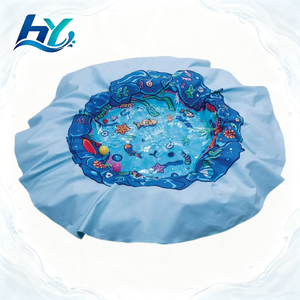Luxury TPU 0.4mm <b>Waterproof</b> Air-Filled Square Plate Beach Pool <b>Blanket</b> for Kids with Travel Bag Customized Color and Custom Size - Product Image 1