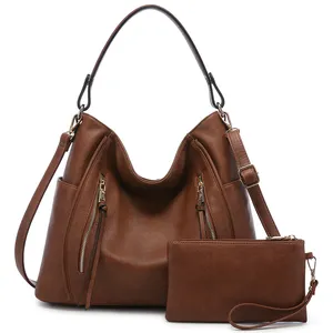 Kostenlose Probe LOVEVOOK benutzer definierte Top-Verkauf Frauen Handtaschen 2 Stück Set Hobo Taschen Neuankömmling Großhandel benutzer definierte Taschen Frauen Handtaschen