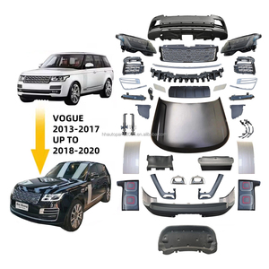 Kits de carrocería al por mayor de fábrica para Land Rover Range Rover Vogue 2014-2017 Cambio a <span class=keywords><strong>2020</strong></span> Sva Style Conjunto de parachoques delantero + trasero - Product Image 1