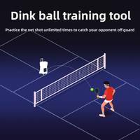 Machine de service de pickleball intelligente avec application, 7 modes de service, capacité de 60 balles, intervalle de 1,8 à 9 secondes, batterie 18000 mAh, entraînement professionnel