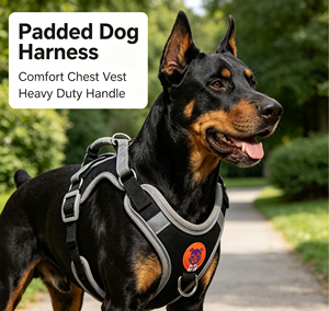 Harnais pour chien réglable avec laisse rétractable, harnais de promenade pour animaux de compagnie à ajustement rapide pour chiens de petite, moyenne et grande taille - Product Image 3