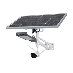 4g WIFI Cctv 1080p Outdoor Solar Led Street Light Led IP65 Waterproof With Camera For Lighting