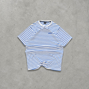 Custom Casual Comfortable Breathable Ribbing Neck <b>Tee</b> Shirt Striped Short Sleeve T-Shirt High Quality Cotton Stripe Shirt Unisex - Product Image 3