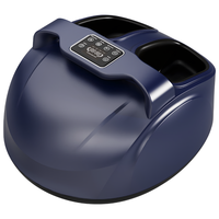 Masseur électrique pour les pieds avec chaleur, compression d'air, shiatsu, pétrissage profond pour soulager les pieds à domicile
