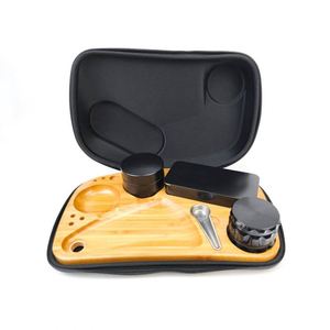 Ensemble de théière et tasses chinoises, ensemble de thé en céramique de voyage, théière en porcelaine portable, tout en un dans un sac pour pique-nique en plein air - Product Image 1