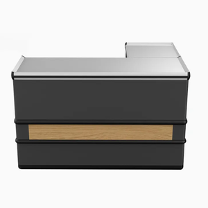 Mostradores de recepción de Boutique minorista personalizados, Mostrador de <span class=keywords><strong>caja</strong></span> de Metal y Mostrador de <span class=keywords><strong>caja</strong></span> <span class=keywords><strong>registradora</strong></span> para <span class=keywords><strong>tienda</strong></span> de comestibles y <span class=keywords><strong>ropa</strong></span> - Product Image 6