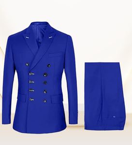 Venta al por mayor por encargo negro mejores marcas boda hombres trajes 2 piezas - Product Image 4