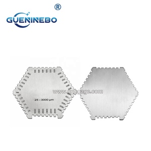 GNBGAGE - Calibrador <span class=keywords><strong>de</strong></span> <span class=keywords><strong>Espesor</strong></span> <span class=keywords><strong>de</strong></span> Película Húmeda Hexagonal <span class=keywords><strong>de</strong></span> Acero Inoxidable 2023, 25-3000 Um, GNB-26A, Gran Venta - Product Image 5