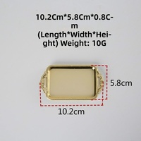 Plateaux en plastique électroplaqués, petits plateaux rectangulaires en plastique électroplaqués, pour servir les aliments, pour la maison, la cuisine, les fêtes, les mariages